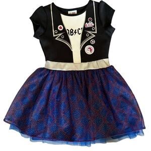 L.O.L. Surprise Girls Rocker Dress Size 6X